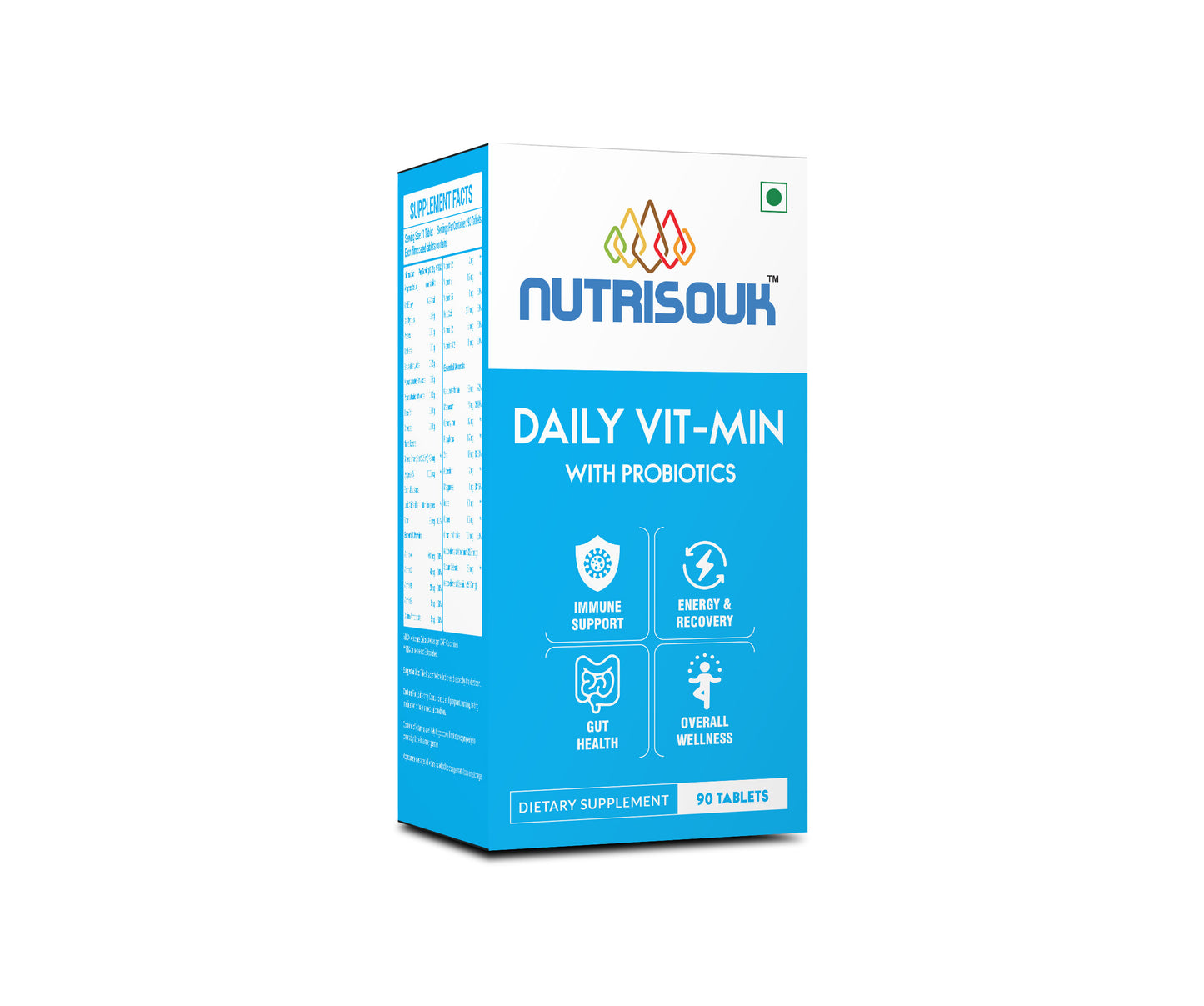 Daily VIT-MIN 90 Tablets, Supports General Health & Immunity Vitamins & Minerals