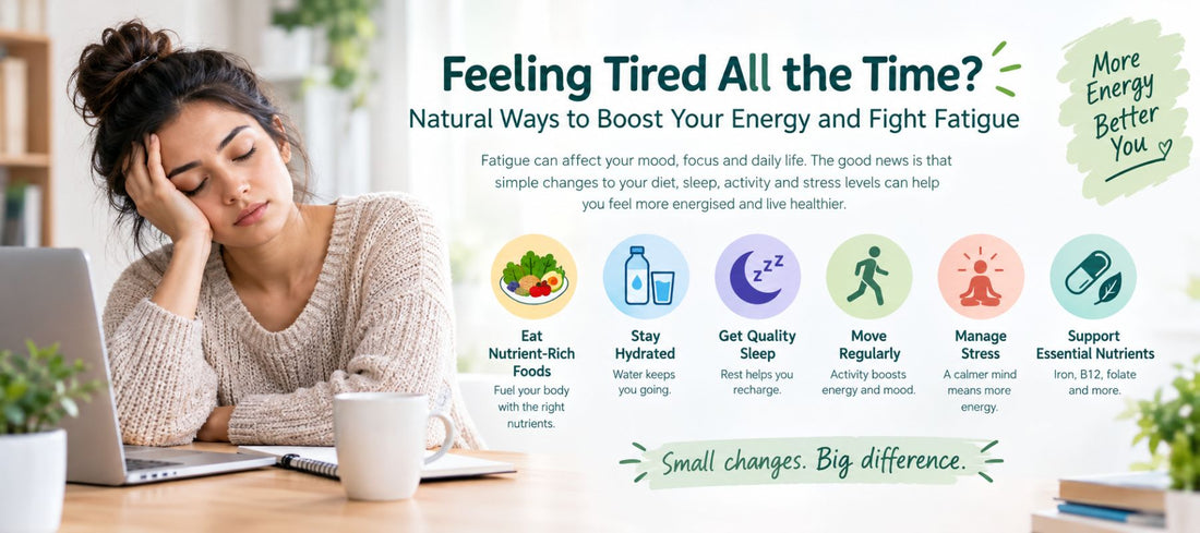 Feeling Tired All the Time? Natural Ways to Boost Your Energy and Fight Fatigue