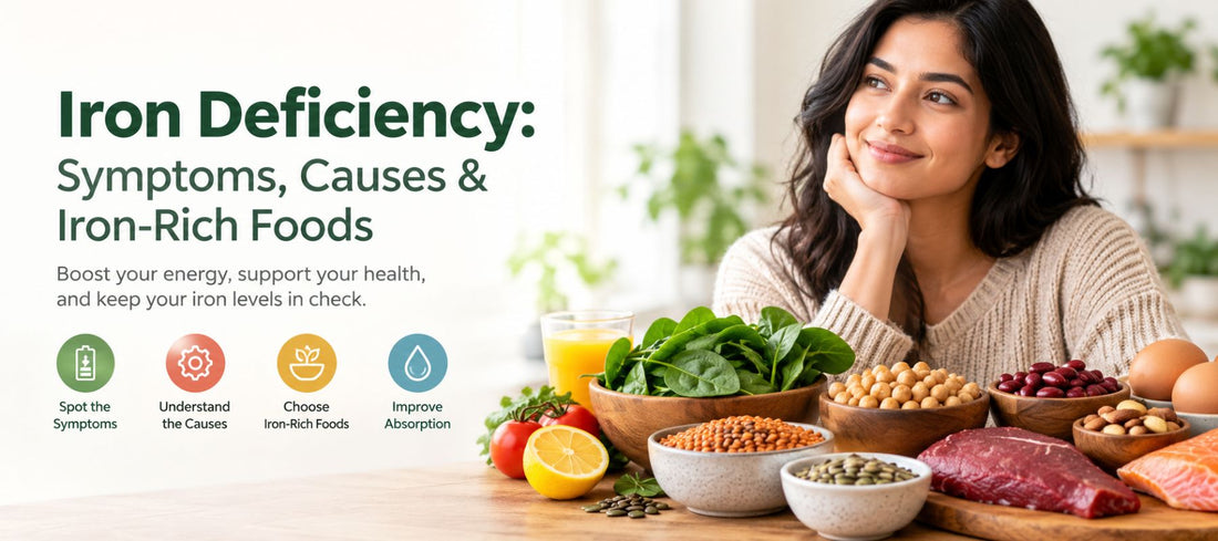 Iron Deficiency: Symptoms, Causes, and How to Improve Your Iron Levels Naturally