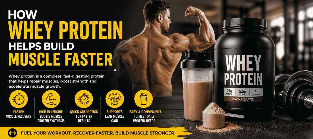 How Whey Protein Helps Build Muscle Faster