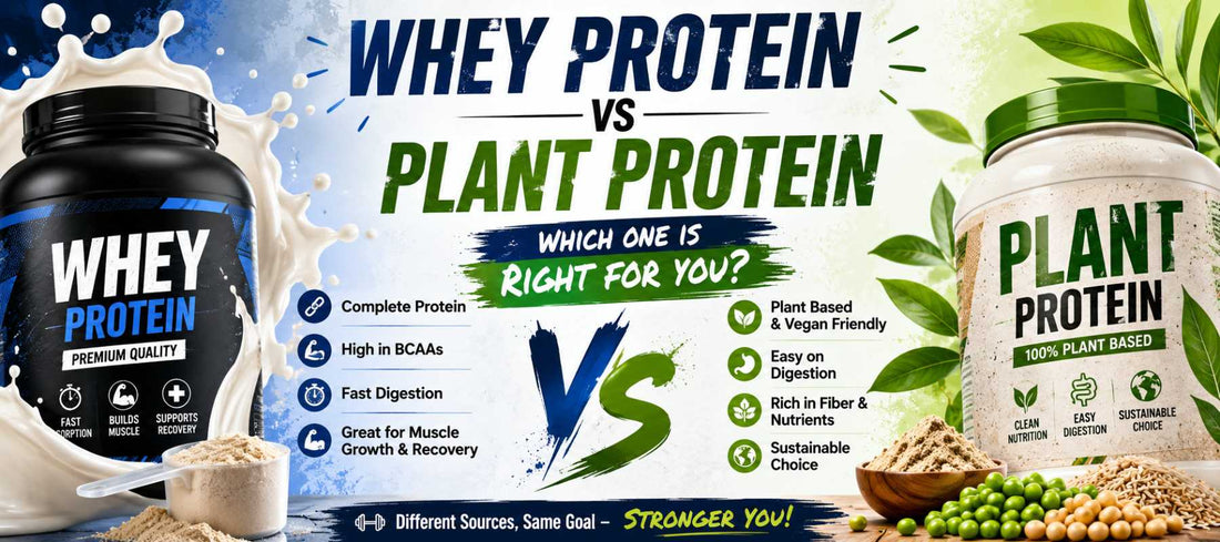 Whey Protein vs Plant Protein: Which One Should You Choose?