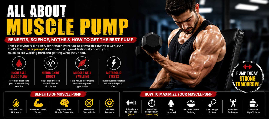 All About Muscle Pump: Benefits, Science, Myths, and Everything You Need to Know