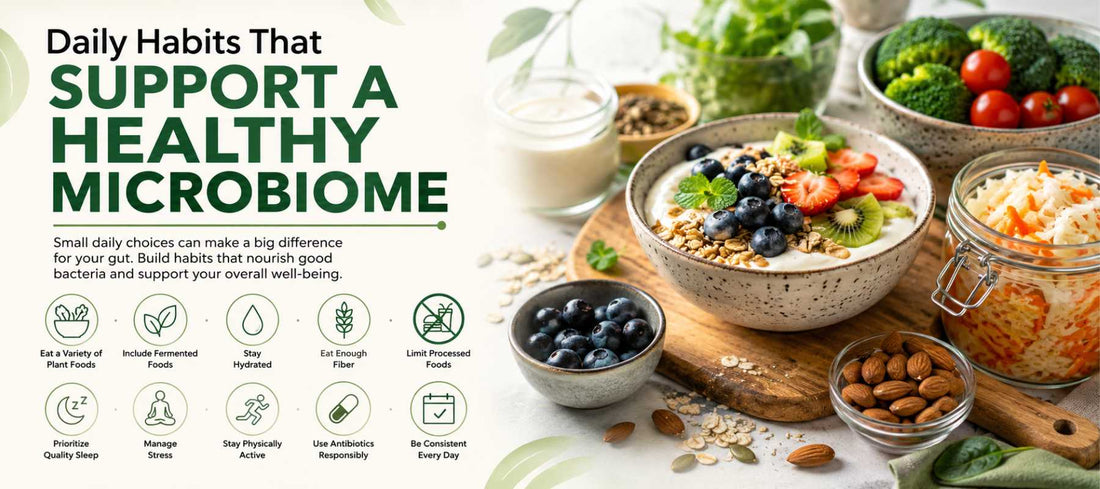 Daily Habits That Support a Healthy Microbiome