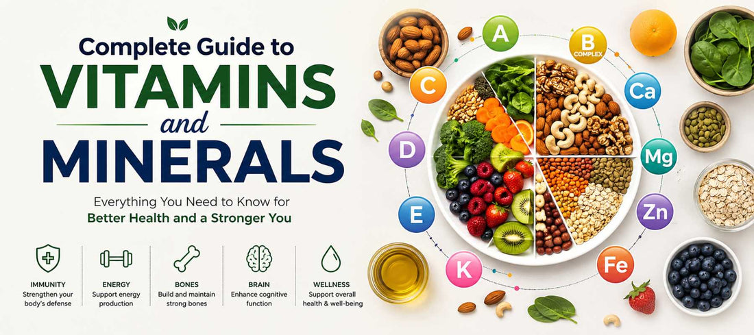Complete Guide to Vitamins and Minerals: Everything You Need to Know