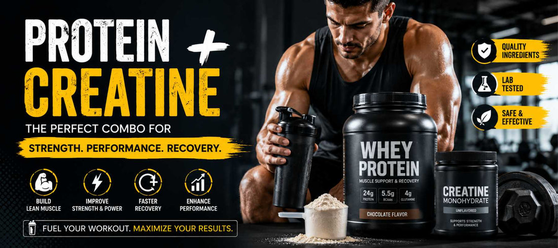 Protein and Creatine Together: The Ultimate Combination for Strength, Recovery, and Performance