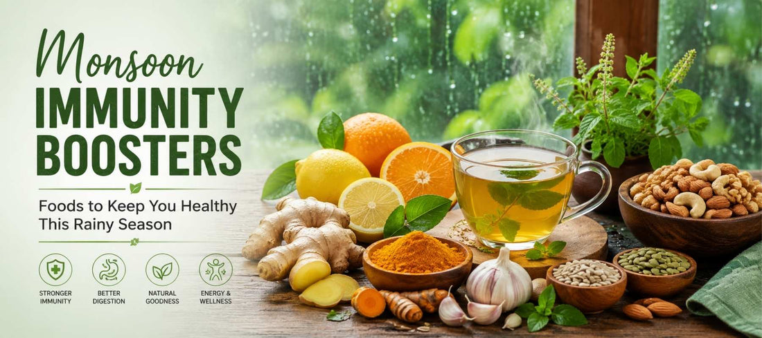 Monsoon Immunity Boosters: Foods to Keep You Healthy This Rainy Season