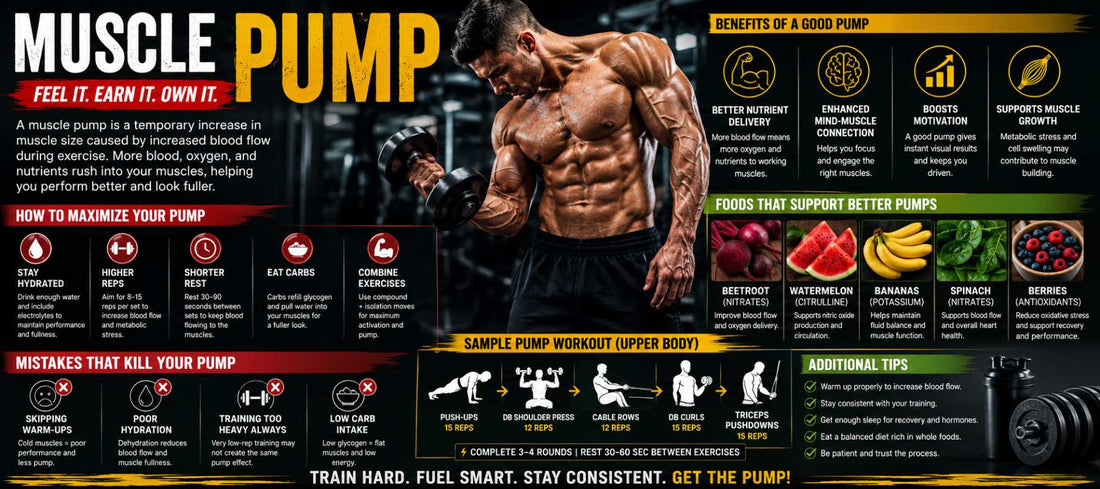 Muscle Pump: What It Is, Why It Happens, and How to Maximize It Naturally
