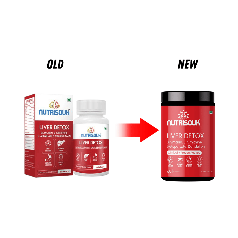 Liver Detox, 60 Tablets | Supports Liver Health, Skin Health, Act as Antioxidant
