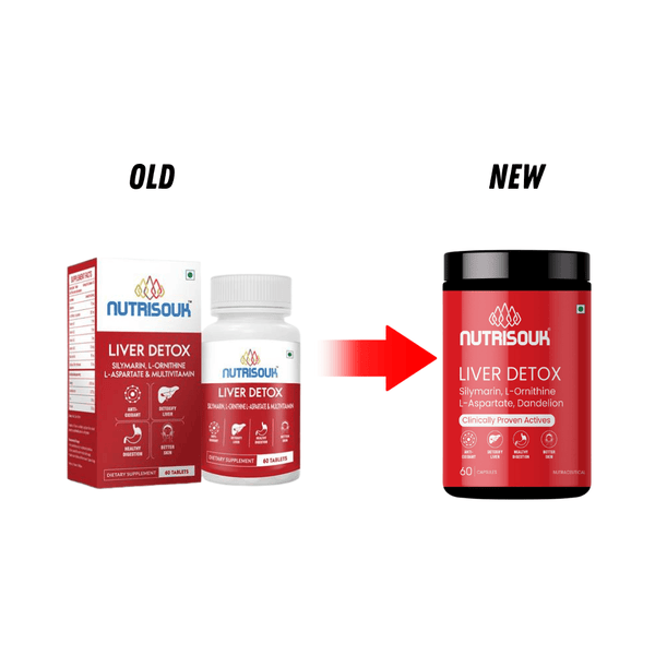 Liver Detox, 60 Tablets | Supports Liver Health, Skin Health, Act as Antioxidant