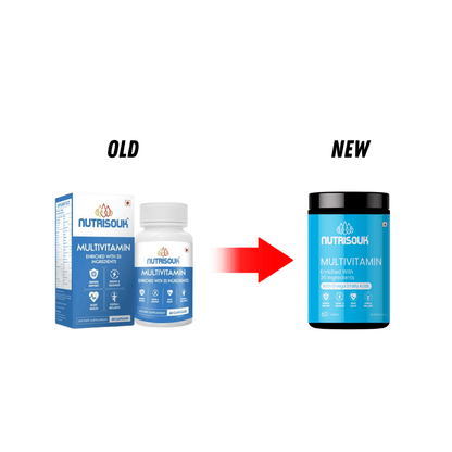 Multivitamin 60 Tablets with Omega 3 Fatty Acids | For Energy, Heart Health