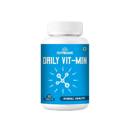 Daily VIT-MIN 30 Tablets, With Ginseng and Probiotics | Supports Energy and Gut