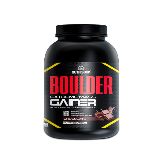 Boulder Mass Gainer 3 Kg (6.6 LBS) 30 Servings, with 15 g Protein, Creatine & Taurine
