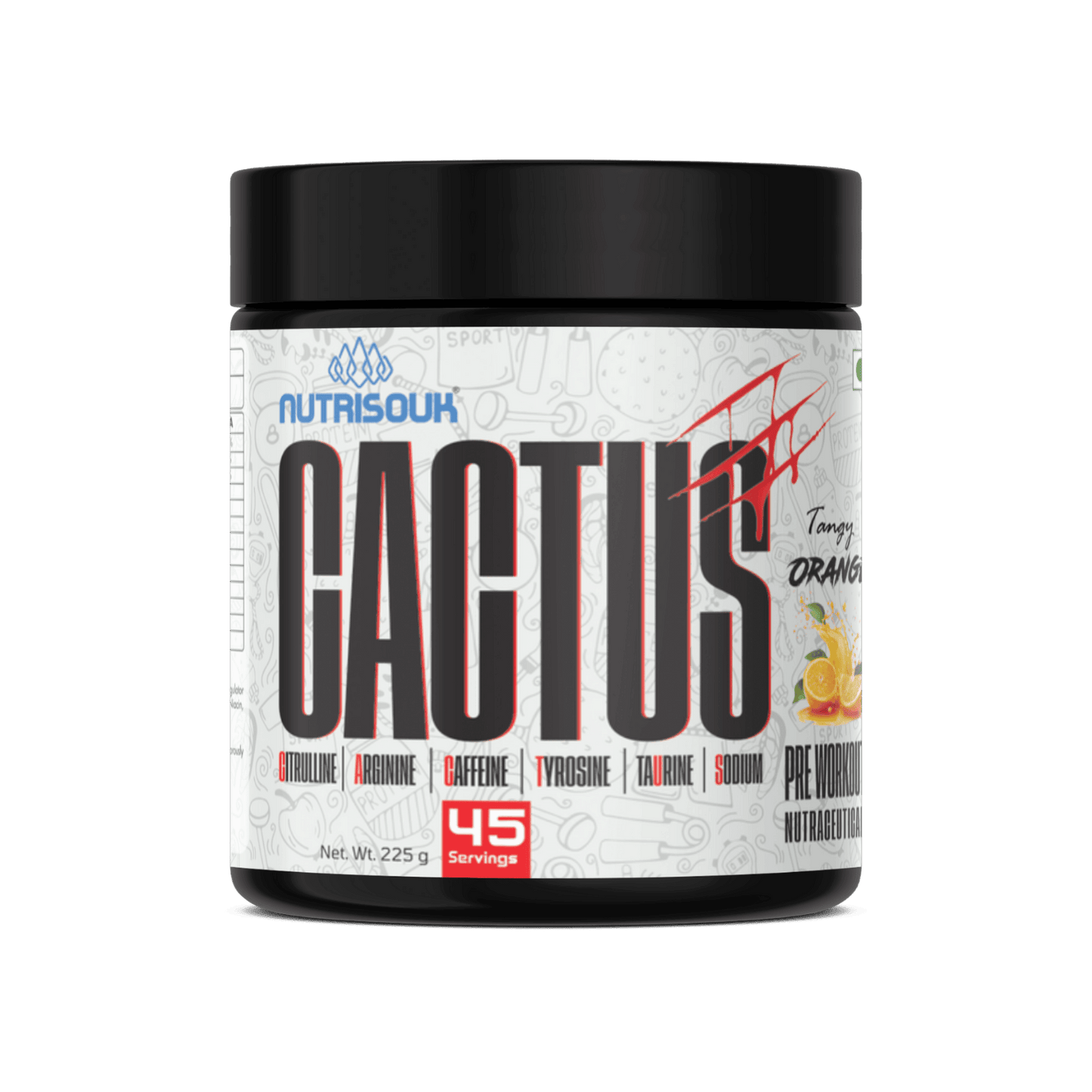 Cactus Pre-workout, 225 g - 45 Servings