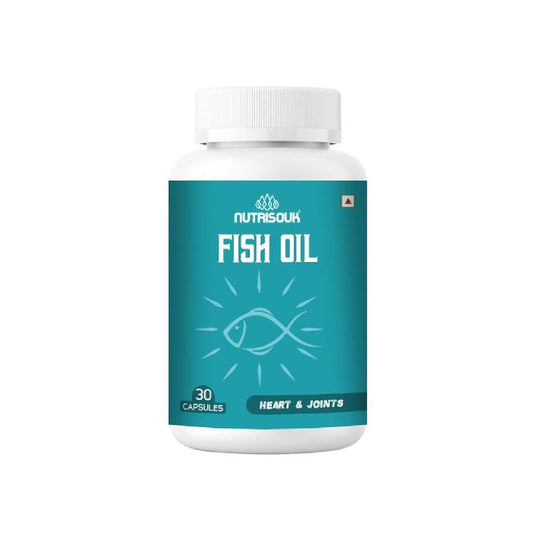 Fish Oil 30 Capsules, EPA 180 mg and DHA 120 mg | For Heart Health, Brain Health, Anti-inflammatory, Joint Support