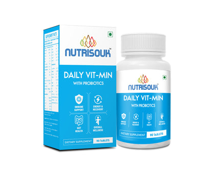 Daily VIT-MIN 90 Tablets, Supports General Health & Immunity Vitamins & Minerals