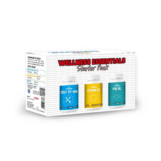 Wellness Starter Pack Fish Oil, Calcium & Vitamin D, Multivitamin, 30 Each