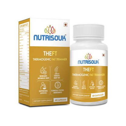 THEFT (Thermogenic Fat Trimmer) Supports Fat Metabolism, Weight Management, 60 Capsules