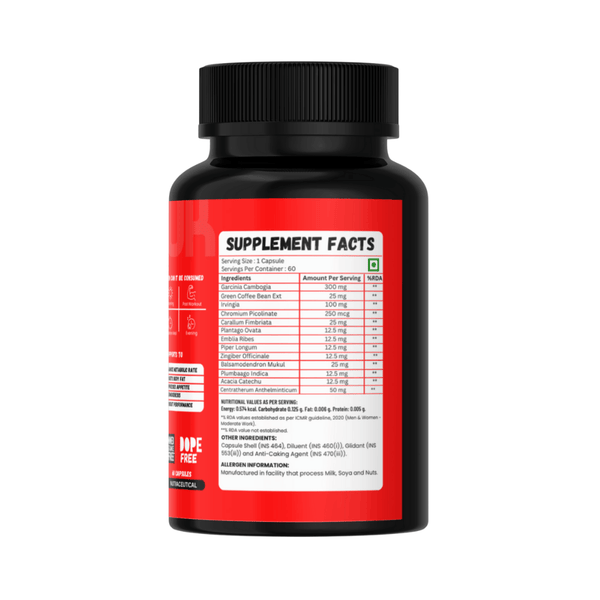 Lipo Blaze – Fat Burner & Metabolism Booster | Energy & Weight Management