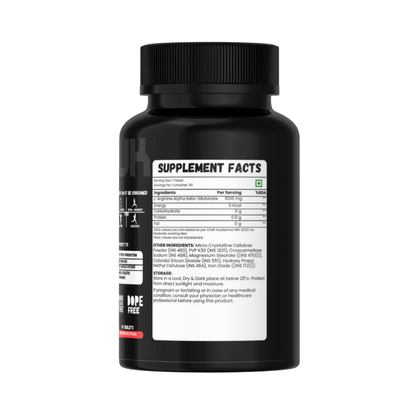 Arginine AKG – Nitric Oxide & Performance Support | Muscle Pump, Endurance & Recovery