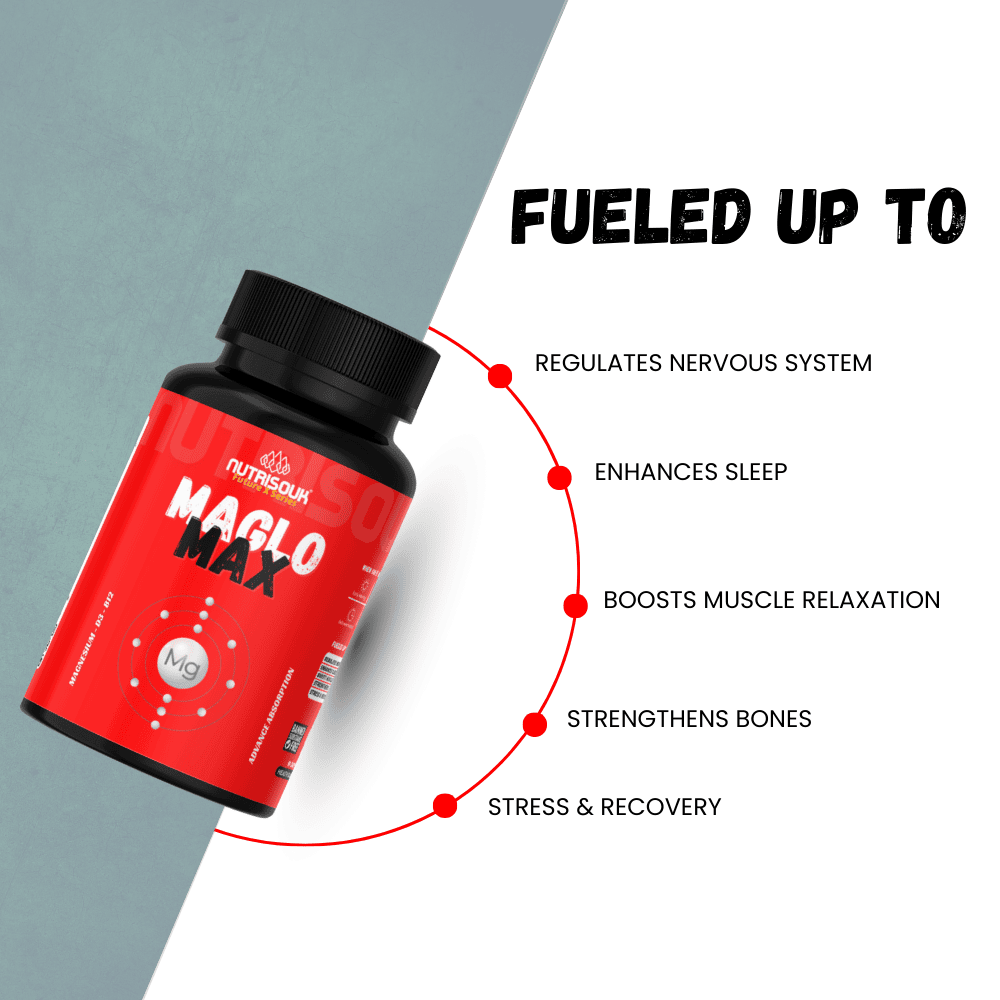 Maglo Max – Magnesium &amp; Mineral Complex | Muscle, Bone &amp; Energy Support