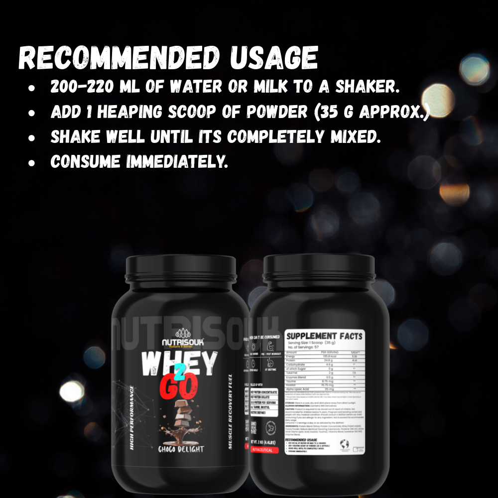 WHEY 2 GO – Whey Protein Powder | 2 Kg