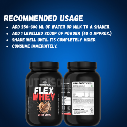 Flex Whey – Muscle Recovery & Lean Muscle Growth | Whey Protein Powder