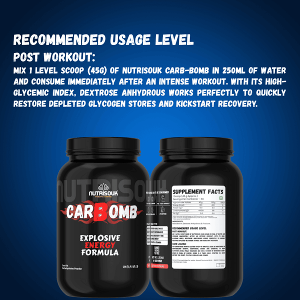 Carb-Bomb – High-Calorie Energy & Mass Gainer | Muscle Growth, Strength & Recovery