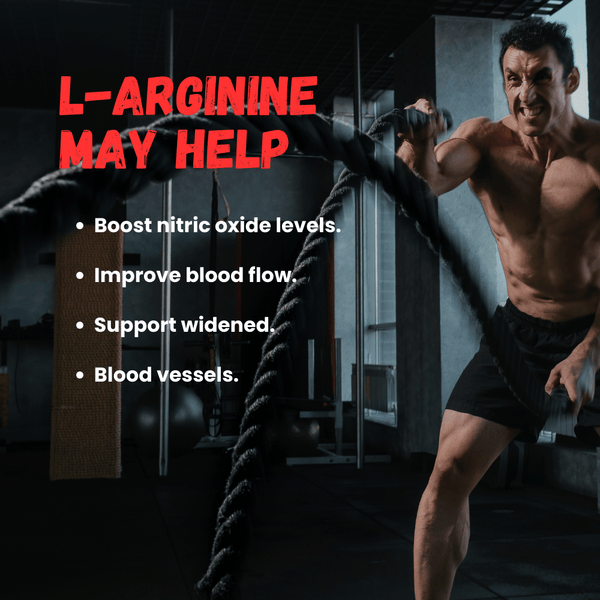 L-Arginine Powder, Pre-workout | Nitric Oxide Booster, Improves Blood Circulation