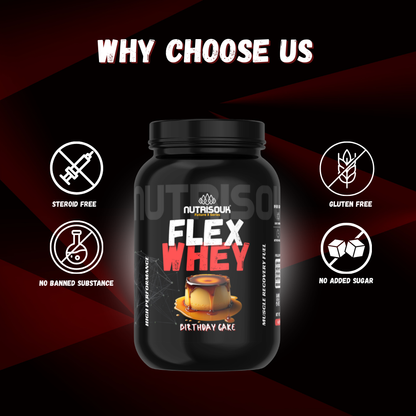 Flex Whey – Muscle Recovery & Lean Muscle Growth | Whey Protein Powder