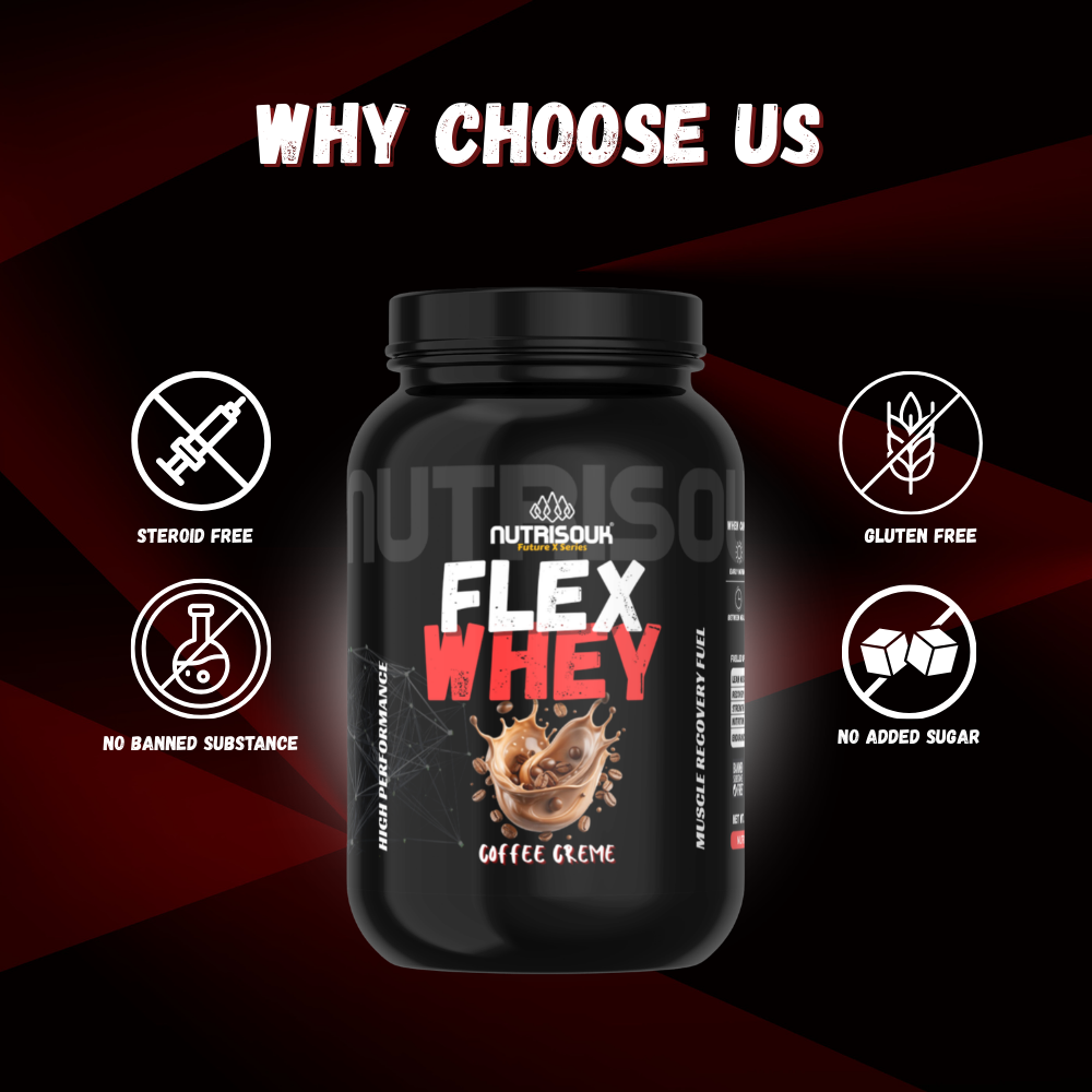 Flex Whey – Muscle Recovery & Lean Muscle Growth | Whey Protein Powder