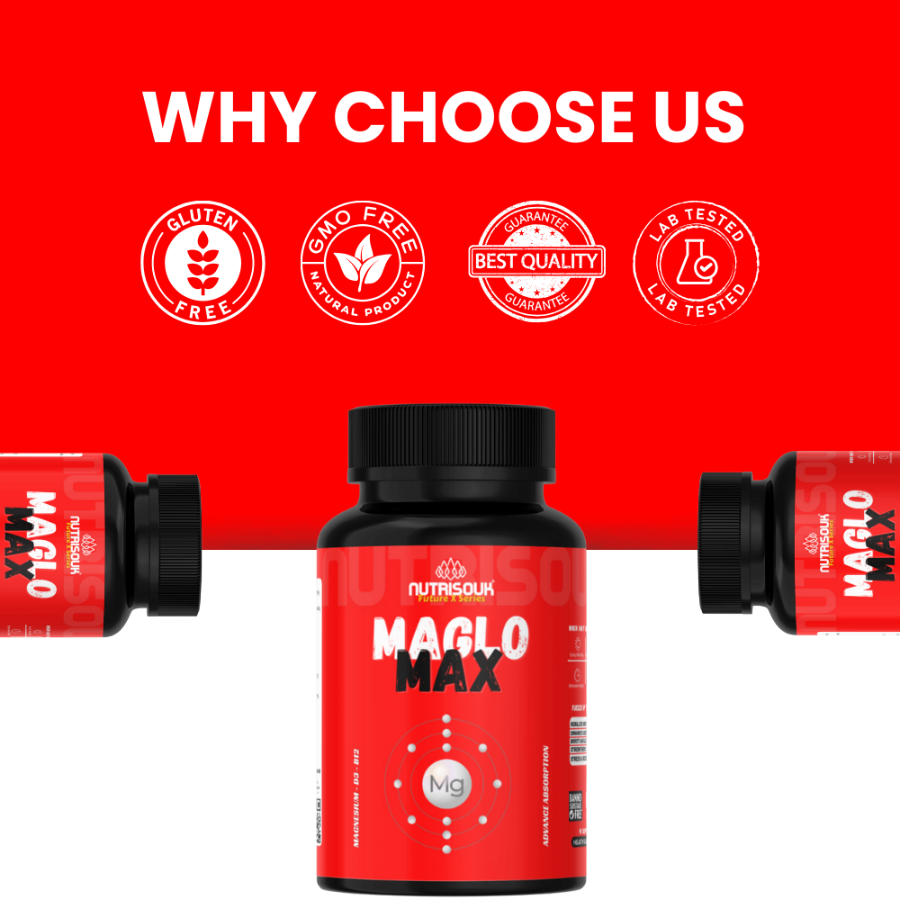 Maglo Max – Magnesium &amp; Mineral Complex | Muscle, Bone &amp; Energy Support