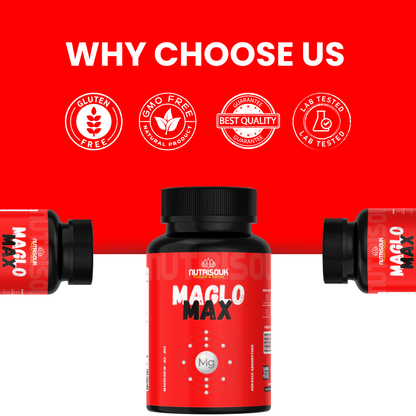 Maglo Max – Magnesium &amp; Mineral Complex | Muscle, Bone &amp; Energy Support