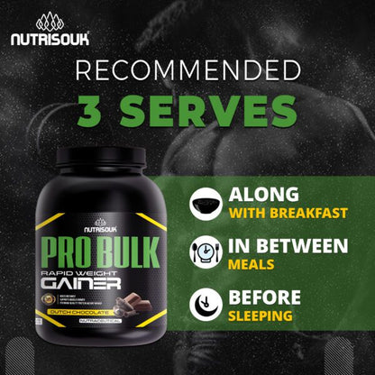 Pro Bulk Gainer 3kg (6.6 LBS) 30 Servings