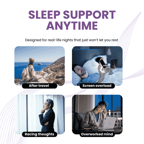 Snooze Zen – Natural Sleep & Stress Relief Supplement | Restful Sleep, Recovery & Relaxation Support