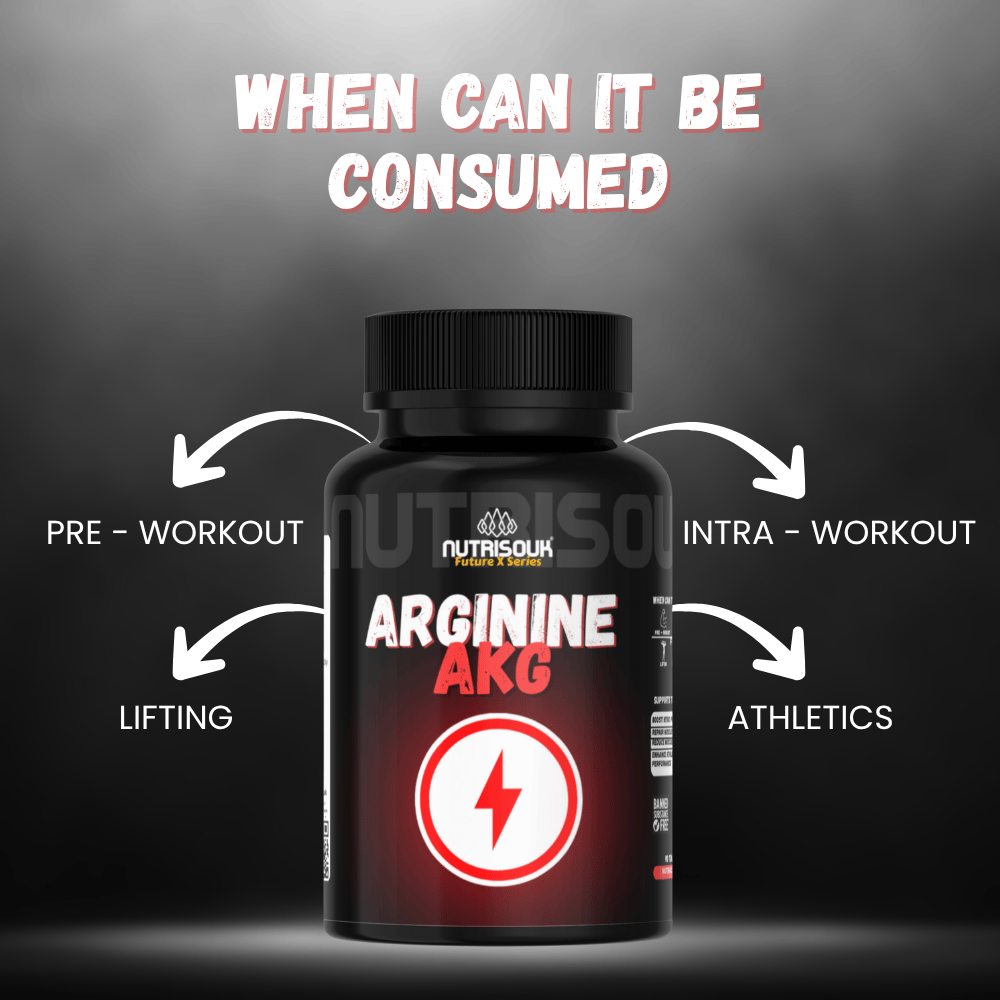 Arginine AKG – Nitric Oxide & Performance Support | Muscle Pump, Endurance & Recovery