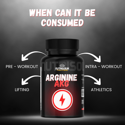 Arginine AKG – Nitric Oxide & Performance Support | Muscle Pump, Endurance & Recovery