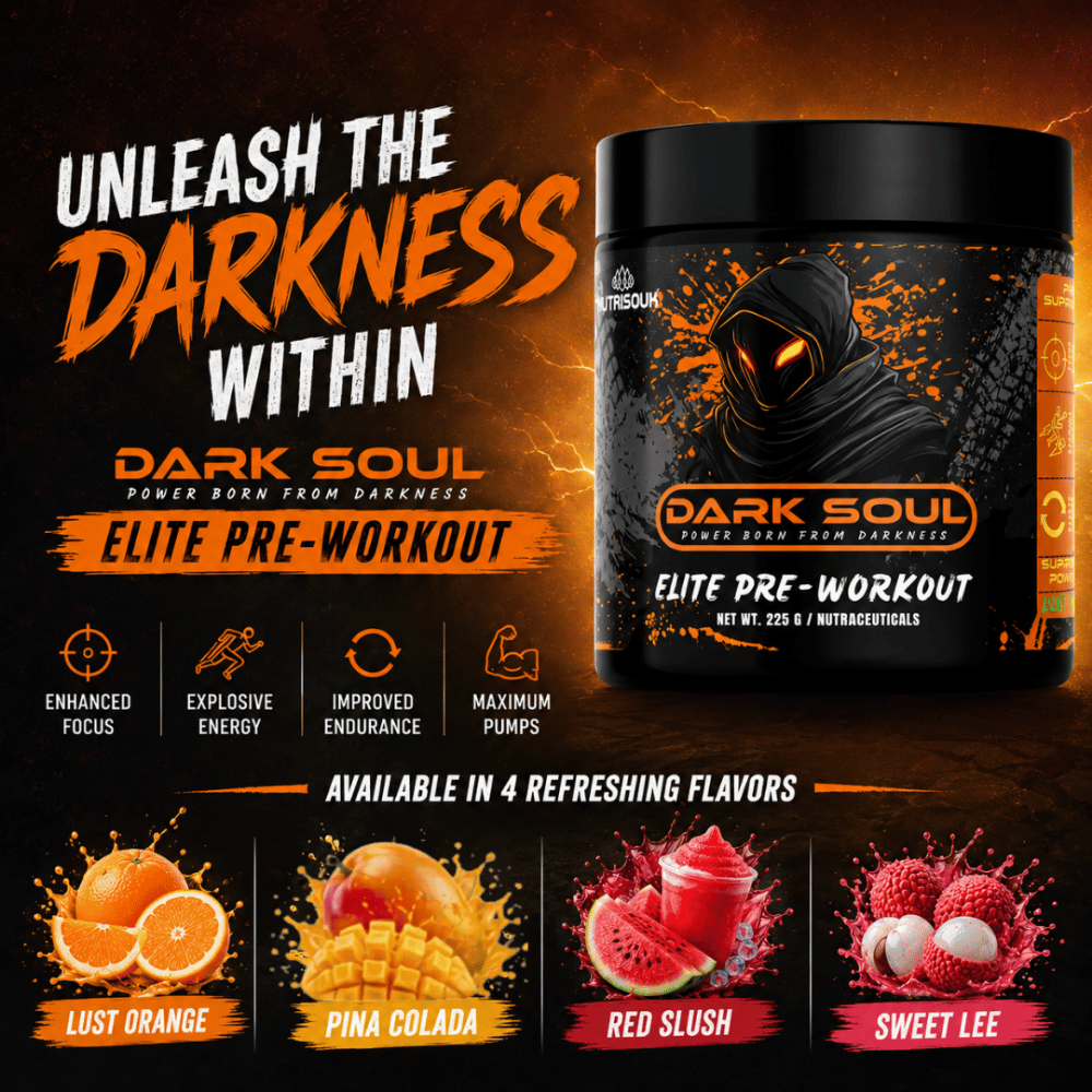 Dark Soul Pre-Workout – Energy, Focus & Extreme Performance (225g)