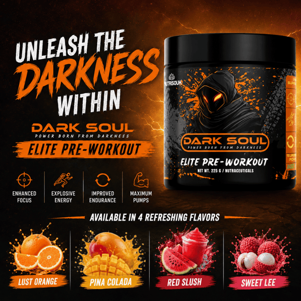 Dark Soul Pre-Workout – Energy, Focus & Extreme Performance (225g)