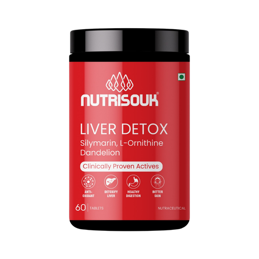 Liver Detox, 60 Tablets | Supports Liver Health, Skin Health, Act as Antioxidant