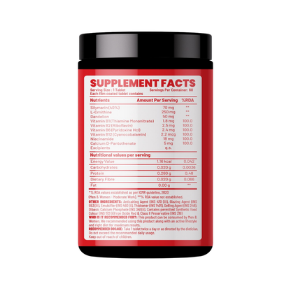 Liver Detox, 60 Tablets | Supports Liver Health, Skin Health, Act as Antioxidant